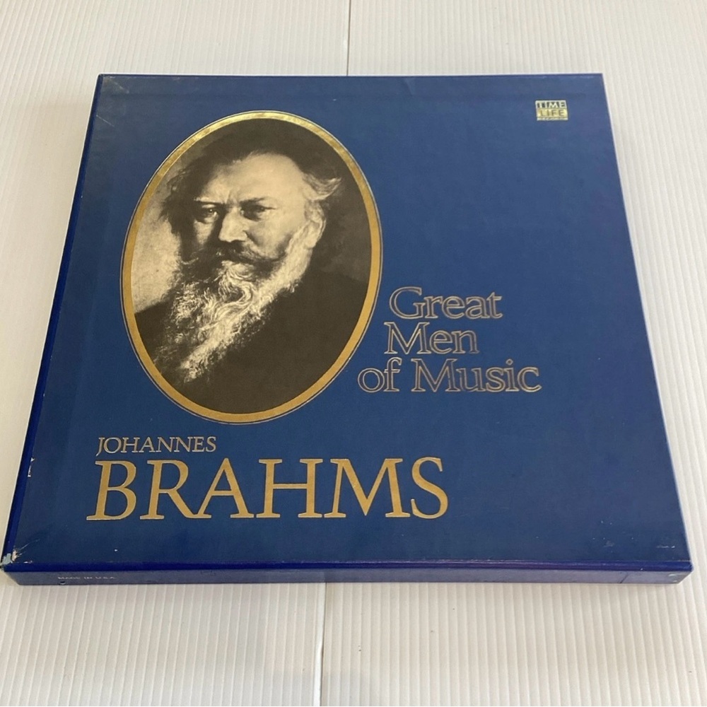 GREAT MEN OF MUSIC - JOHANNES BRAHMS Time Life Records 4 LP Box Set